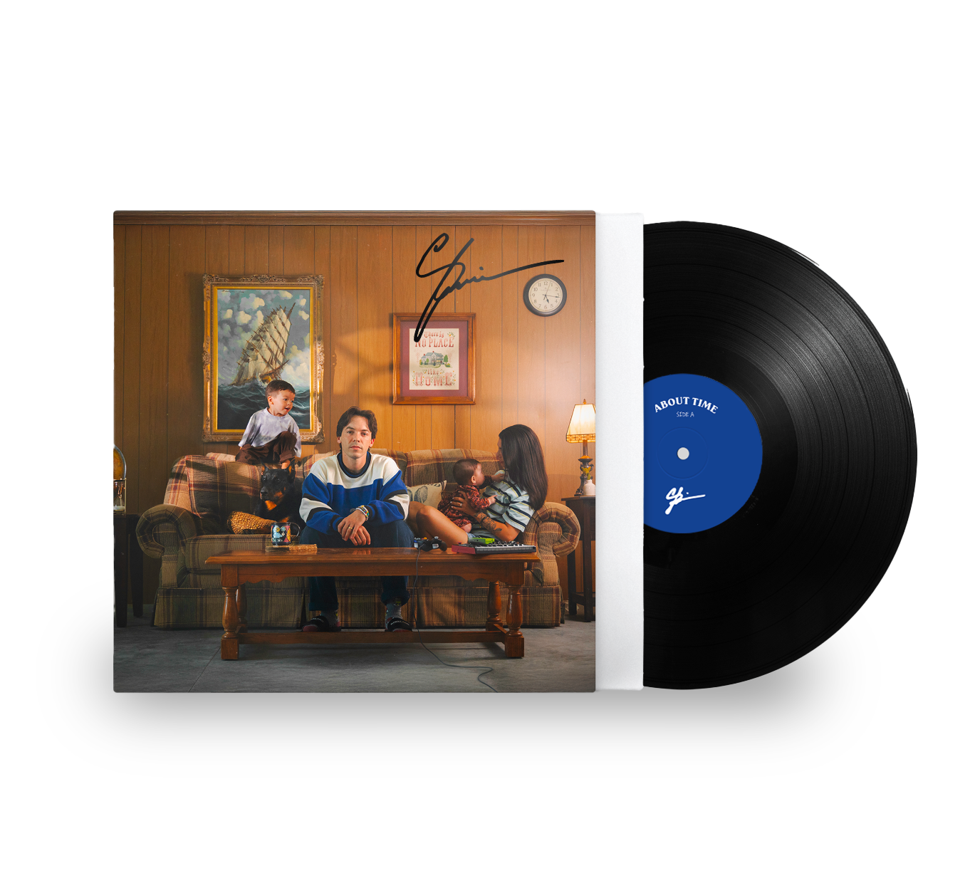 Hand signed 'About Time' Vinyl